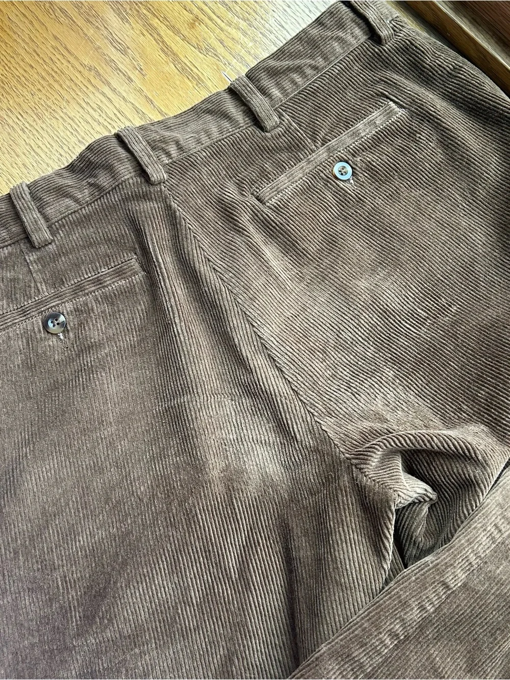 Classic L.L. Bean Men's Brown Corduroy Pants Sz 36x30 Causal Outdoor Y2K